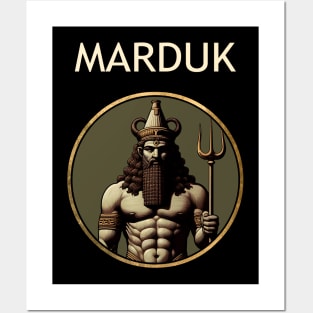 Marduk Babylonian God Ancient Mesopotamian God Posters and Art